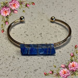 Asymmetrical Beaded‎ Cuff Bracelet